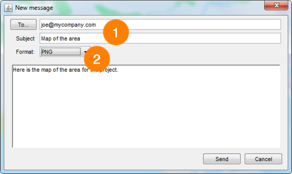 Email window