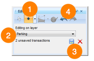 Edition extension graphical user interface