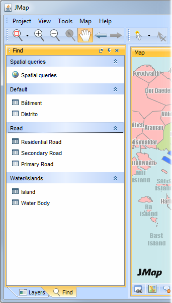 Search window