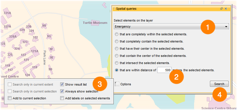 Spatial queries