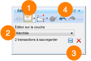 Interface graphique de l'extension Édition