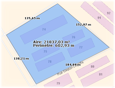 Mesure de surface