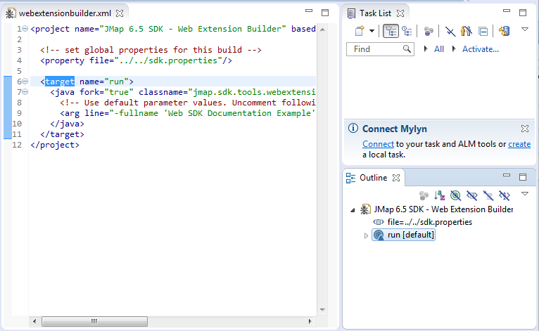 Execute the "run" target.