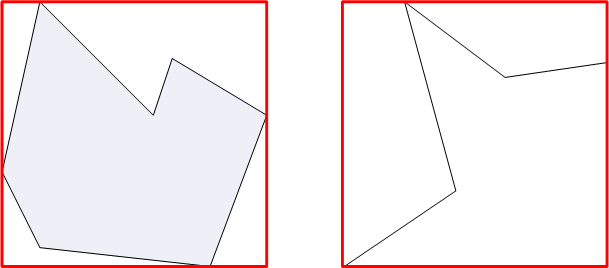 Exemples de rectangles englobants