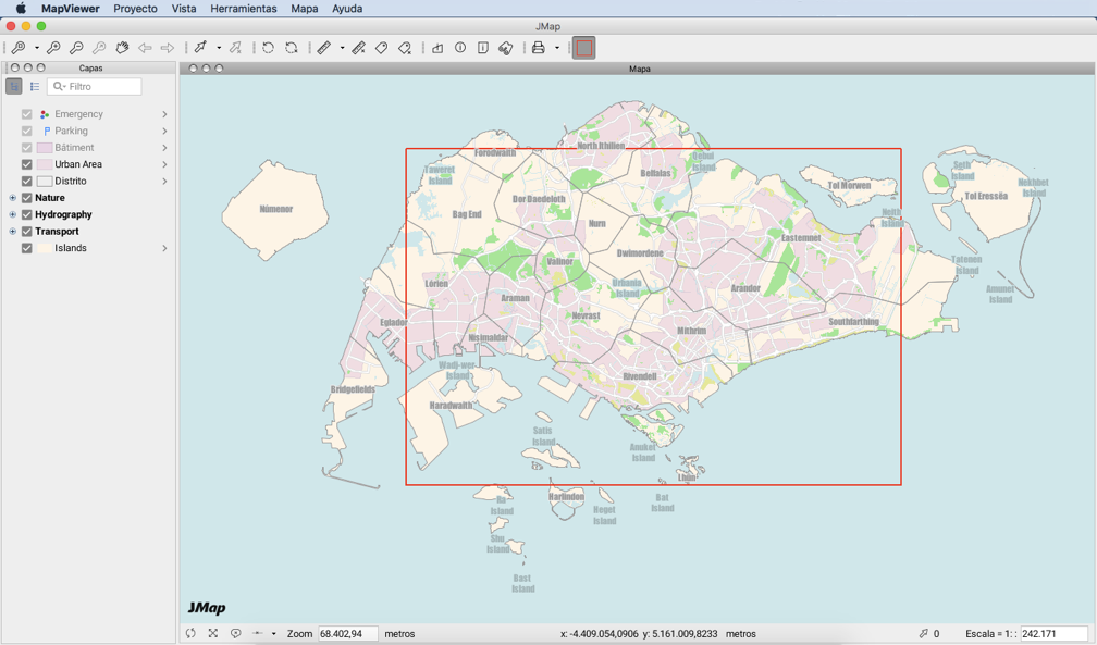 Vista previa JMap Pro