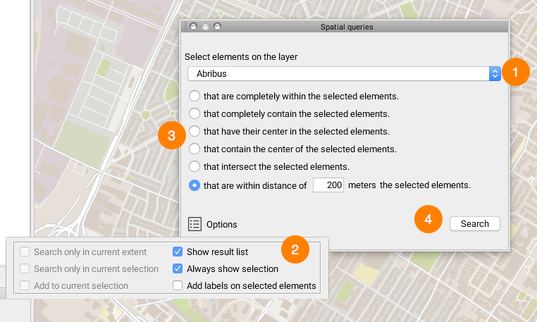 Spatial queries