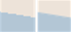 Exemple d'une bordure de polygone avec anticrénelage (gauche) et sans anticrénelage (droite)